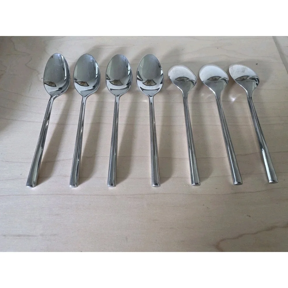 LOT OF 7 Retroneu CYLINDER Place Teaspoons 6.25